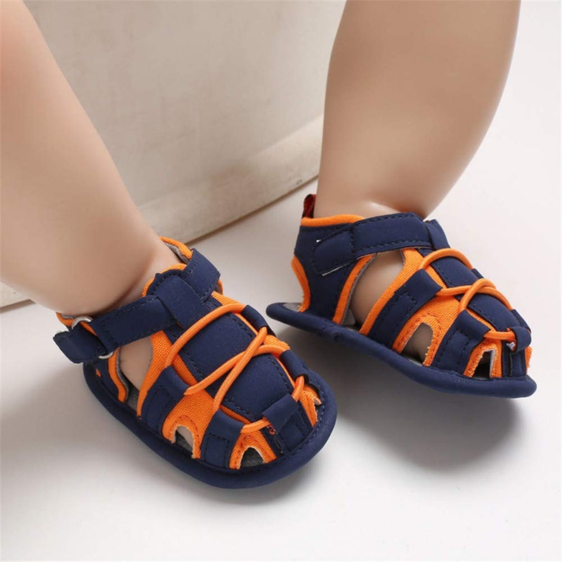 HsdsBebe Infant Baby Boys Girls Summer Beach Sandals Breathable Athletic Anti-slip Soft Sole Newborn First Walker Crib Shoes - Image 2